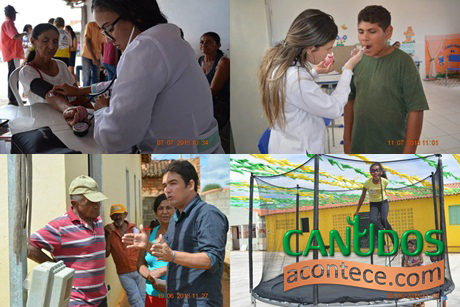 Prefeito de Canudos, Genário Rabelo (Geo), leva ações e serviços da Prefeitura Itinerante para Comunidade do Mata Burro